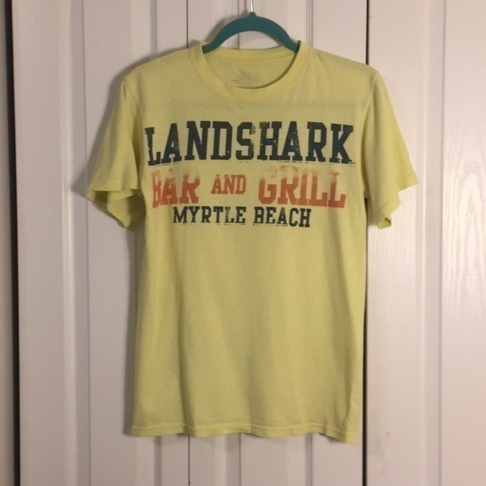 FINAL $ LandShark Bar & Grill yellow T-shirt Sz S